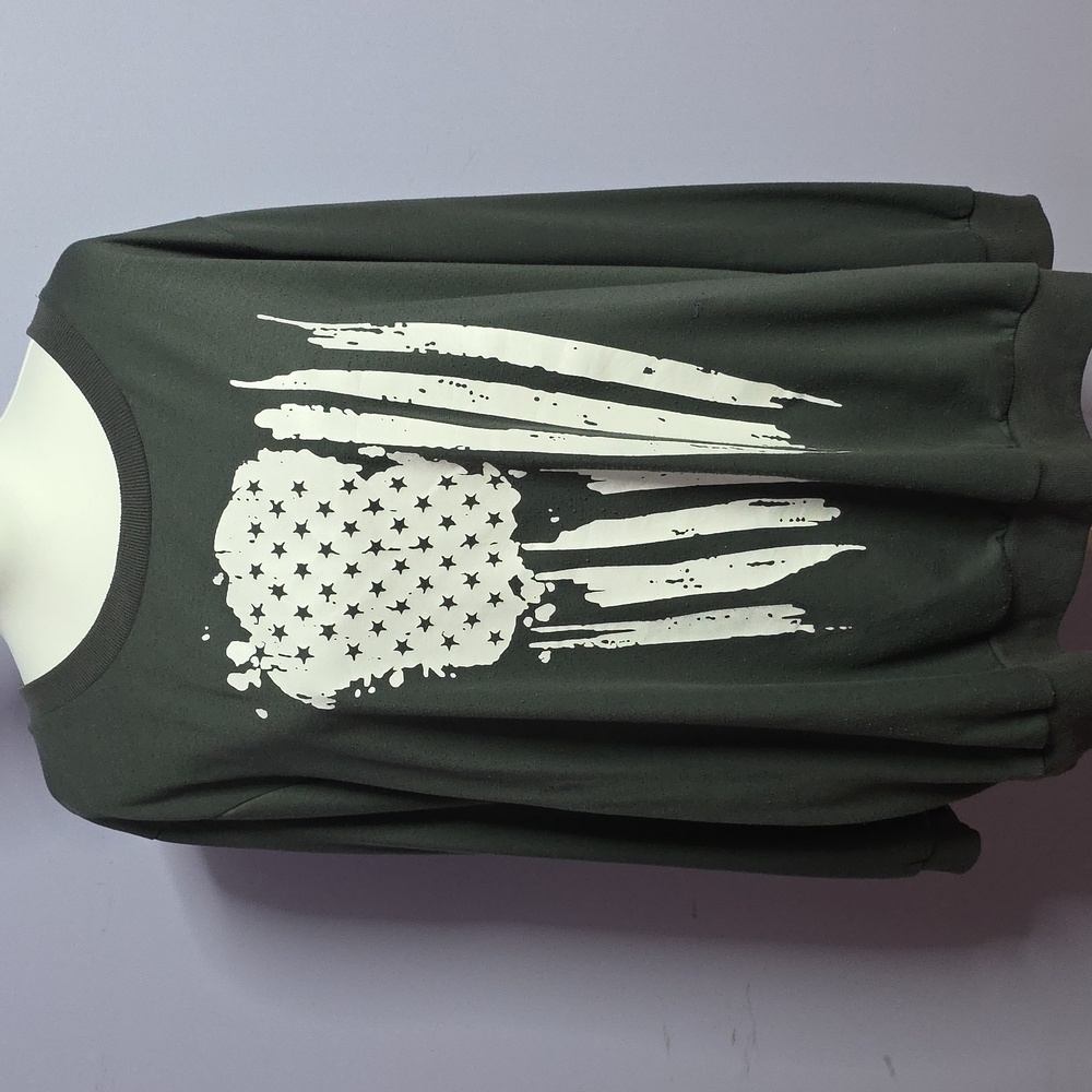 BloomChic Charcoal Knit Lightweight Sweatshirt